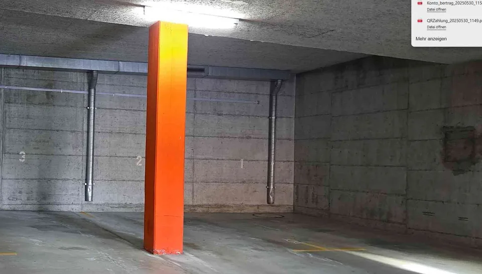 Parkplatz in Tiefgarage