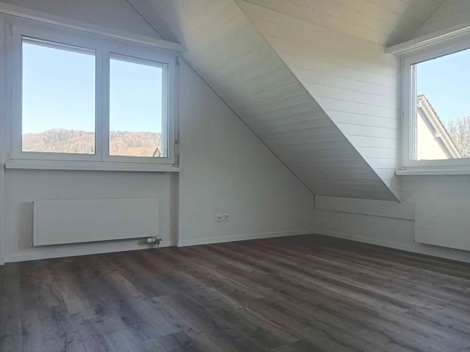 Neue Dachwohnung inkl. Parkplatz / Erstbezug mit Weitblick