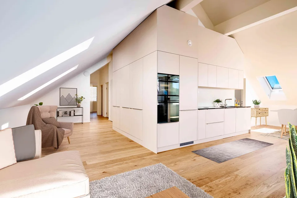 Moderne 3.5 Zimmer Dachwohnung