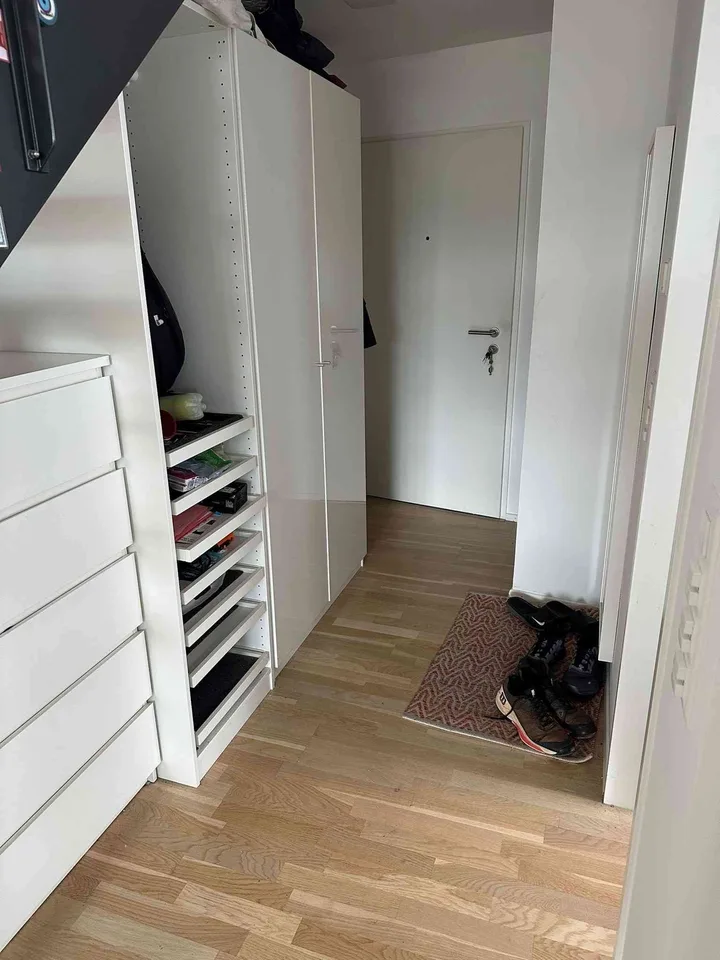 Charming 1.5-Room Attic Apartment in Wollishofen, Zurich – Available I