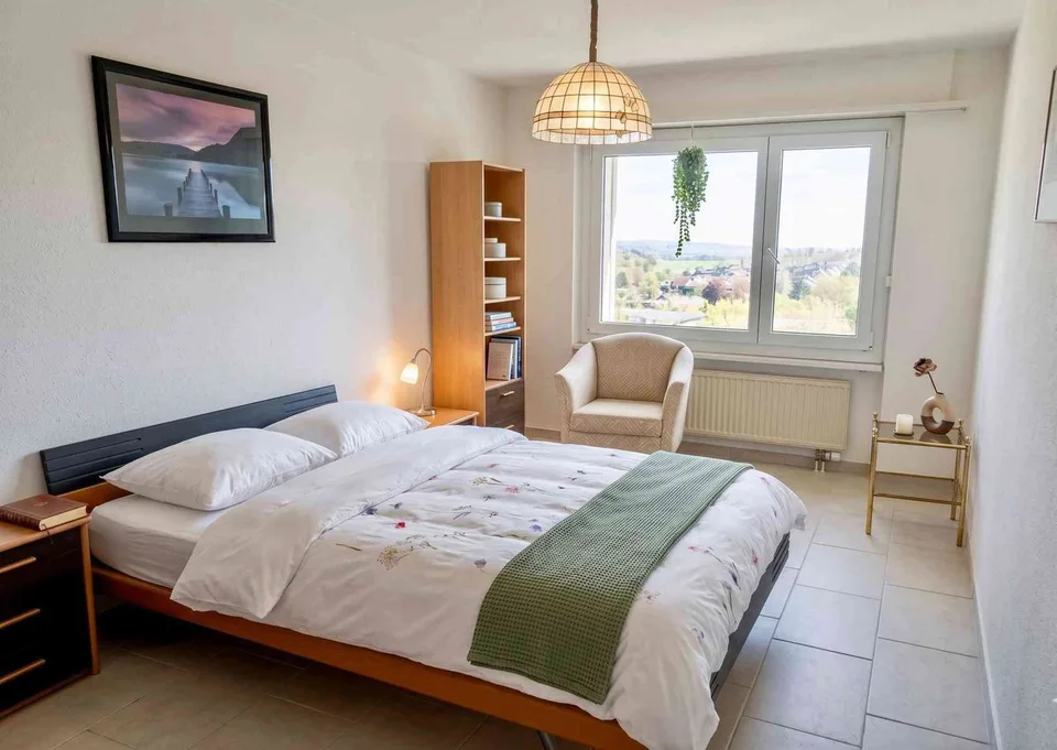 Frisch renoviertes Wohnen mit Weitblick: Helle 2.5-Zimmer