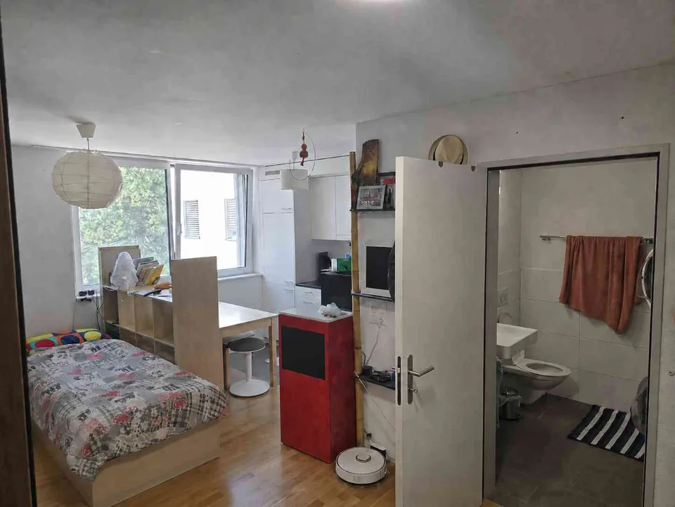Studio share in Zurich – modern 26 m² apartment, all included