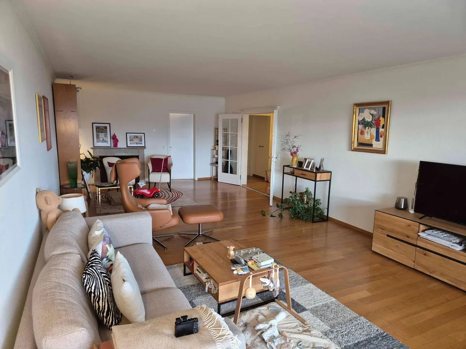 Grosszügige 5.5-Zimmer-Terrassenwohnung mit Seeblick am Zürichberg