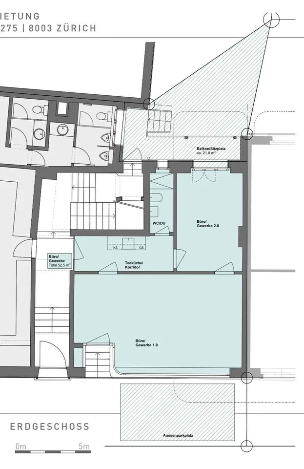 Rent a 53m² office in Zürich
