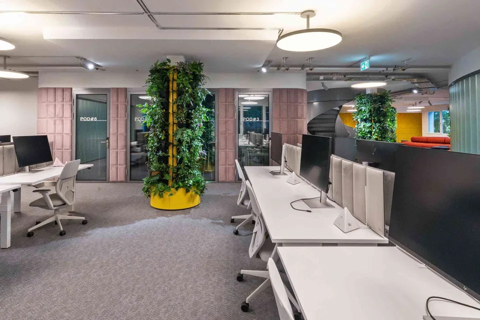 Bezugsbereites Büro für 12 Personen, flexibel ab 3 Monaten