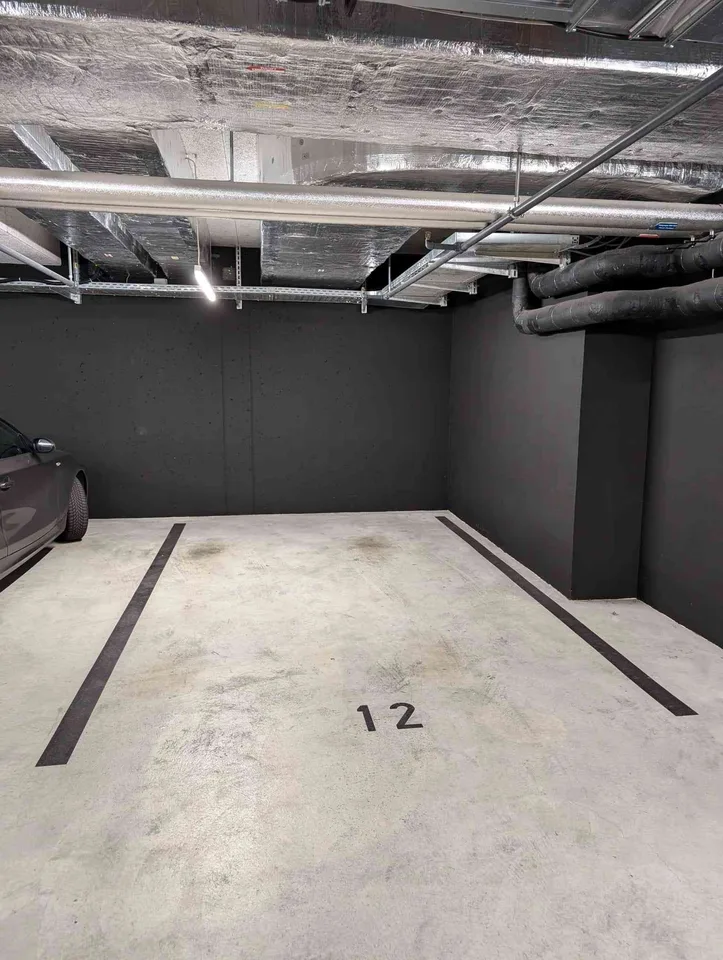 Underground parking near Wiedikon station
