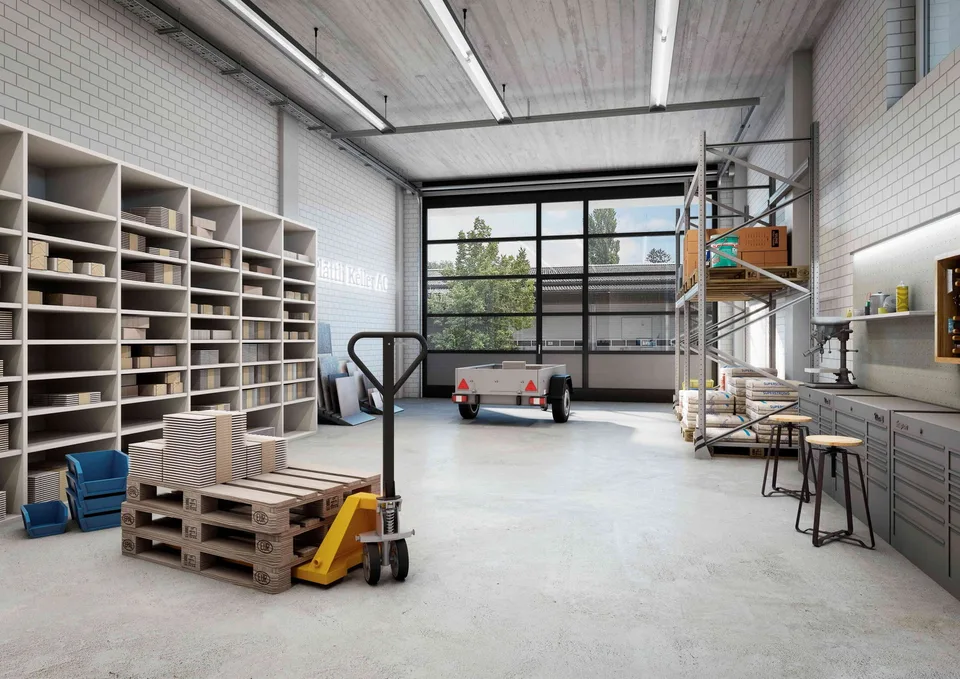 Gewerbepark Gheid - Workboxen im EG