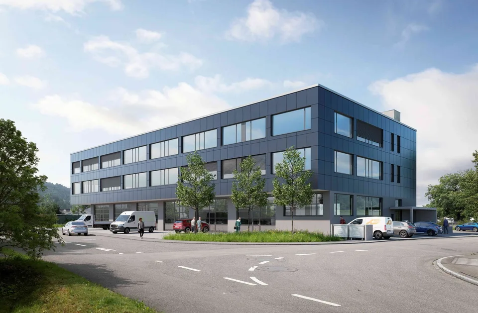 Gewerbepark Gheid - Büro auf Attikageschoss mit Terrasse