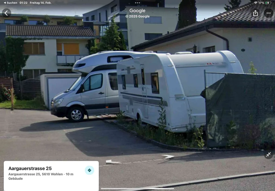 Wohnmobil oder Wohnwagen oder Boots-Parkplatz 10m x 3,5m