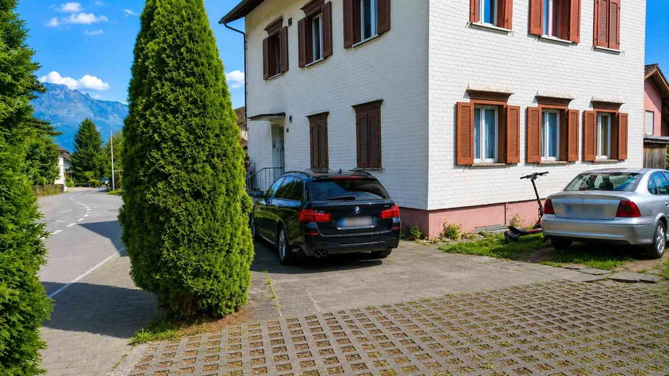 Aussenparkplatz zu vermieten – Buchs SG