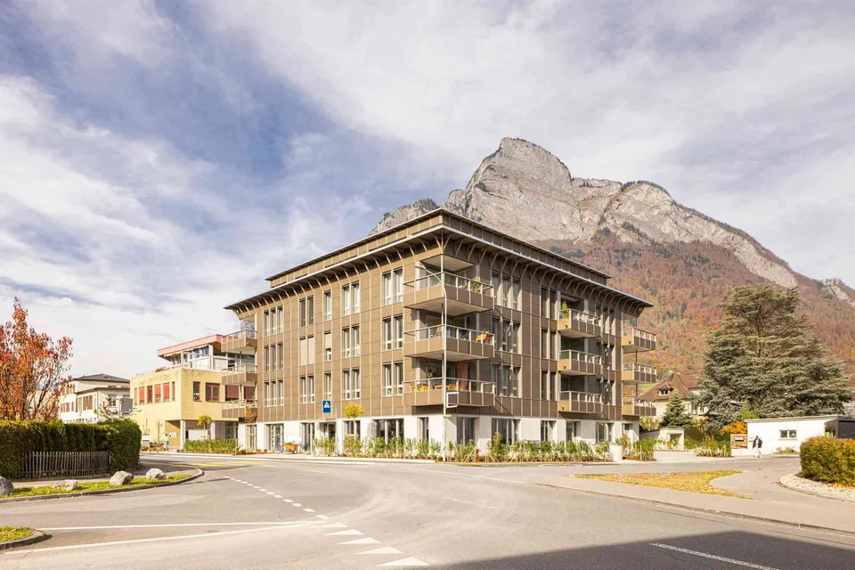 PP-Tiefgarage direkt beim Bahnhof Sargans, Südausgang