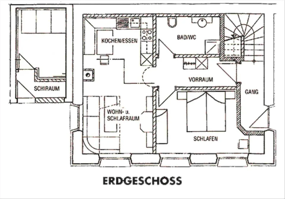 Sehr schöne voll ausgestattete, möblierte 2 ½ Zimmer Wohnung,all-inkl.