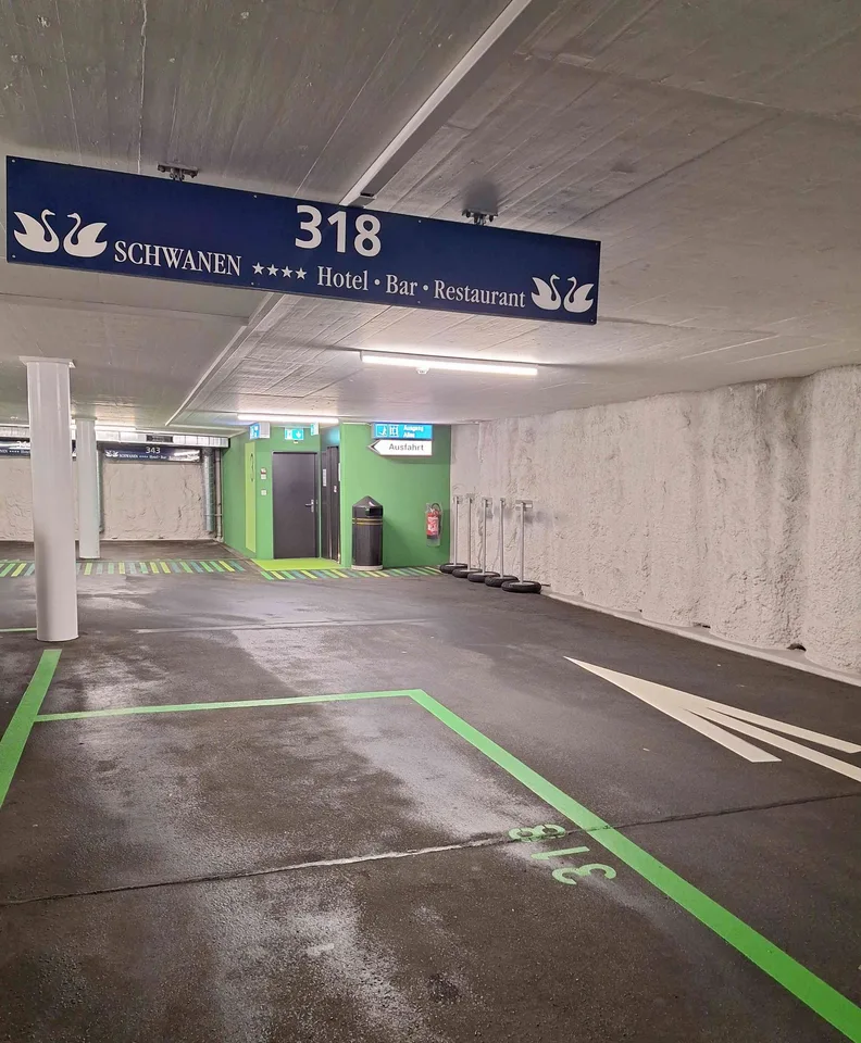 Tiefgaragenparkplätze im Parkhaus See in Rapperswil SG