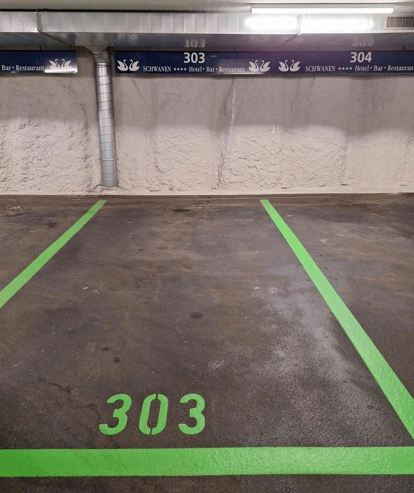 Tiefgaragenparkplätze im Parkhaus See in Rapperswil SG