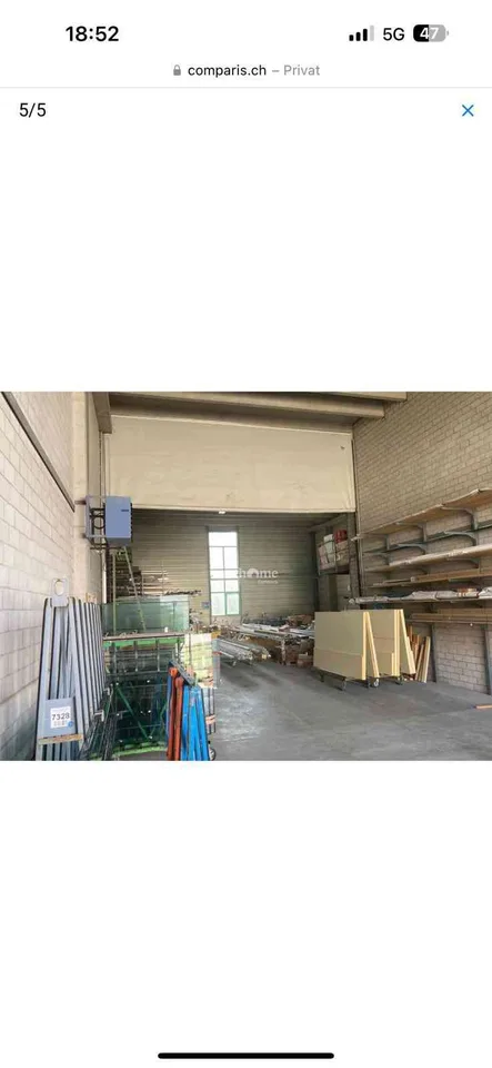 Gewerbehalle im Industriegebiet i n Gommiswald zu vermieten