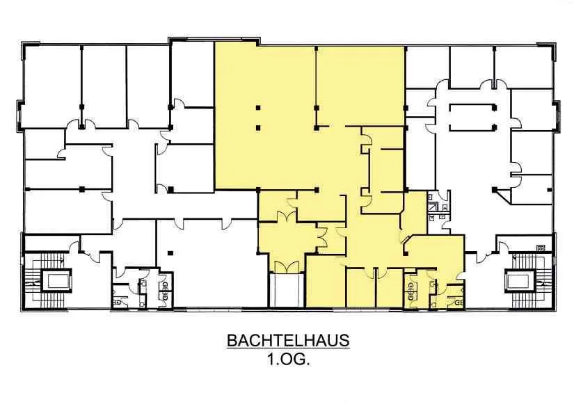 360 m2 Praxis-/ Büro-/ Verkaufsräume im 1. OG an zentraler Lage