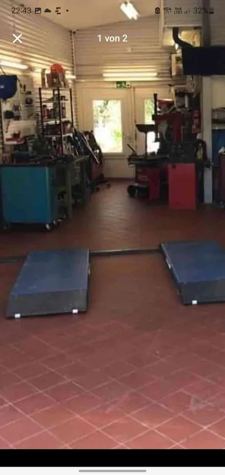Autogarage inkl. Büro zum Vermieten mit Inventar