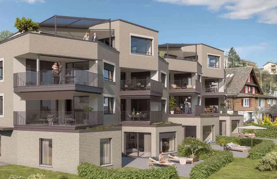 Attraktive 3.5 Zi-Wohnung in zentraler Lage in Sattel - Neubau 2026