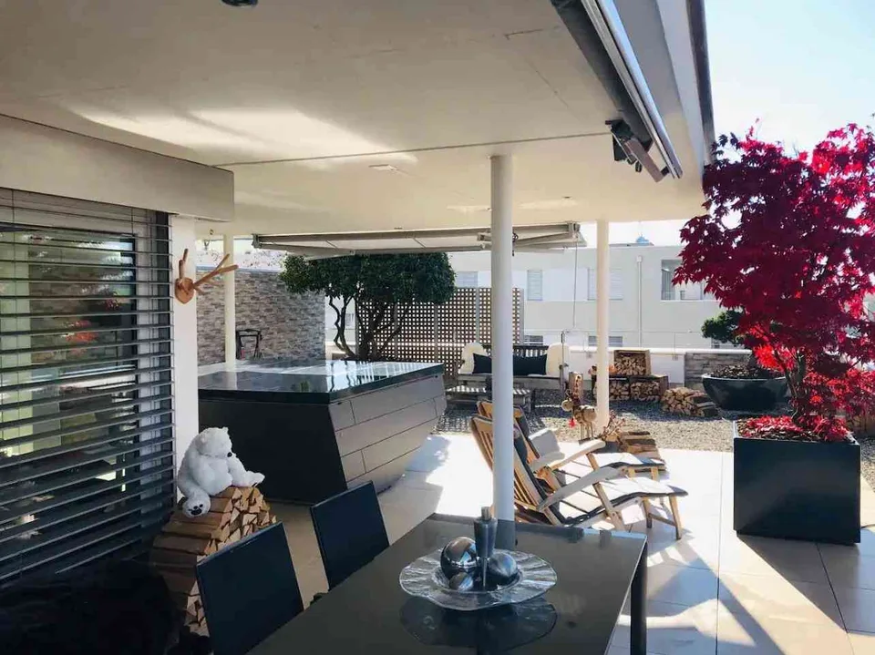 3.5 Z. WHG Attika mit Jacuzzi / 100m2 Living / 100m2 Outdoor / Incl PP