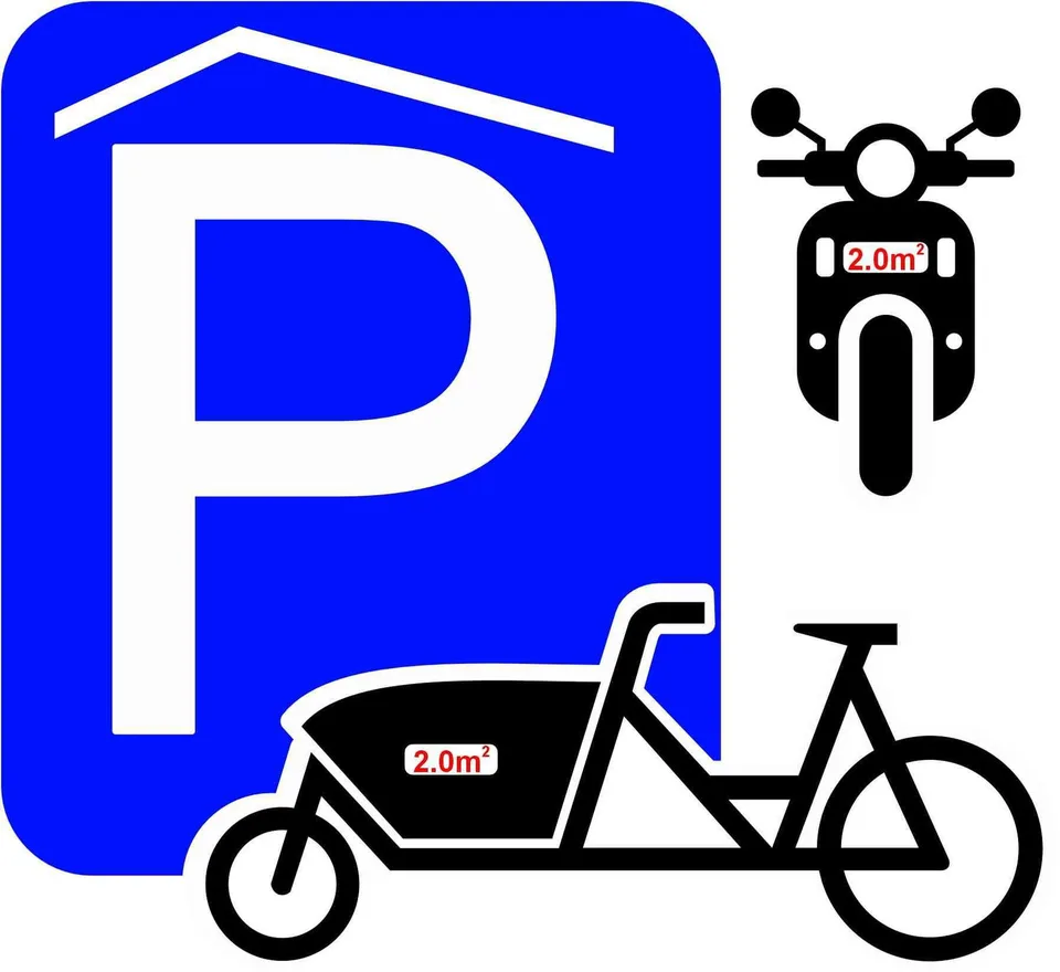 Dauereinstellhallenplatz für Zweiräder: