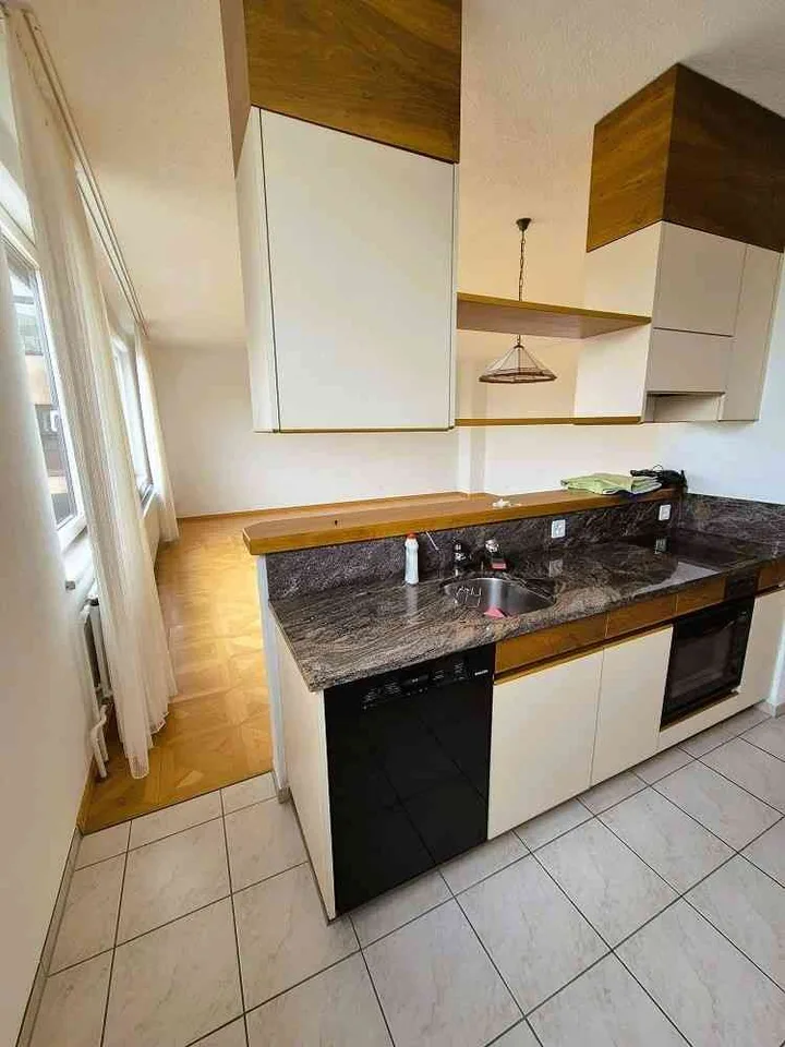 Grosses 1.5 Atelier mit Küche und Badezimmer zu vermieten