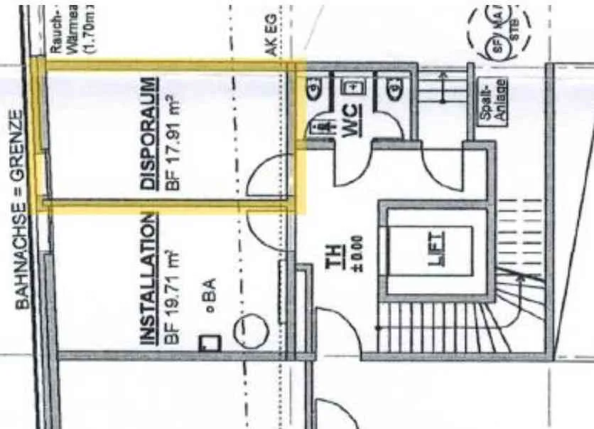 Dispo-/Kleinwerkstatt von 17.9 m² in Ennetmoos