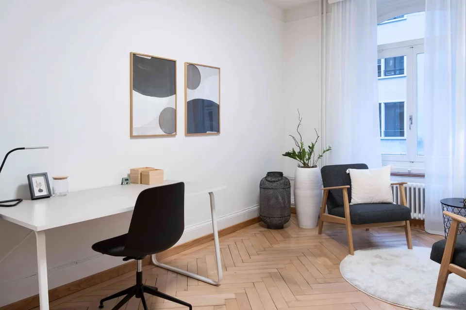 Co-Working Raum möbliert: Büro, Besprechungs-/Praxisraum zu vermieten