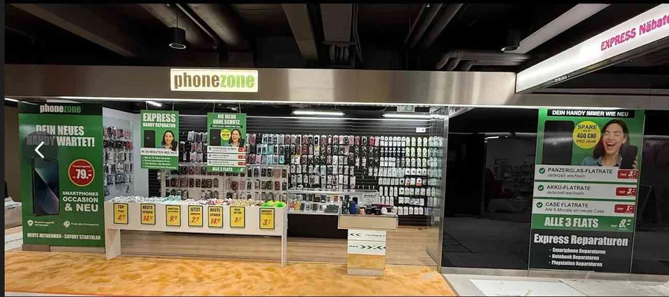 Handy-Shop im Schönbühl Center Luzern – komplett eingerichtet – sofort