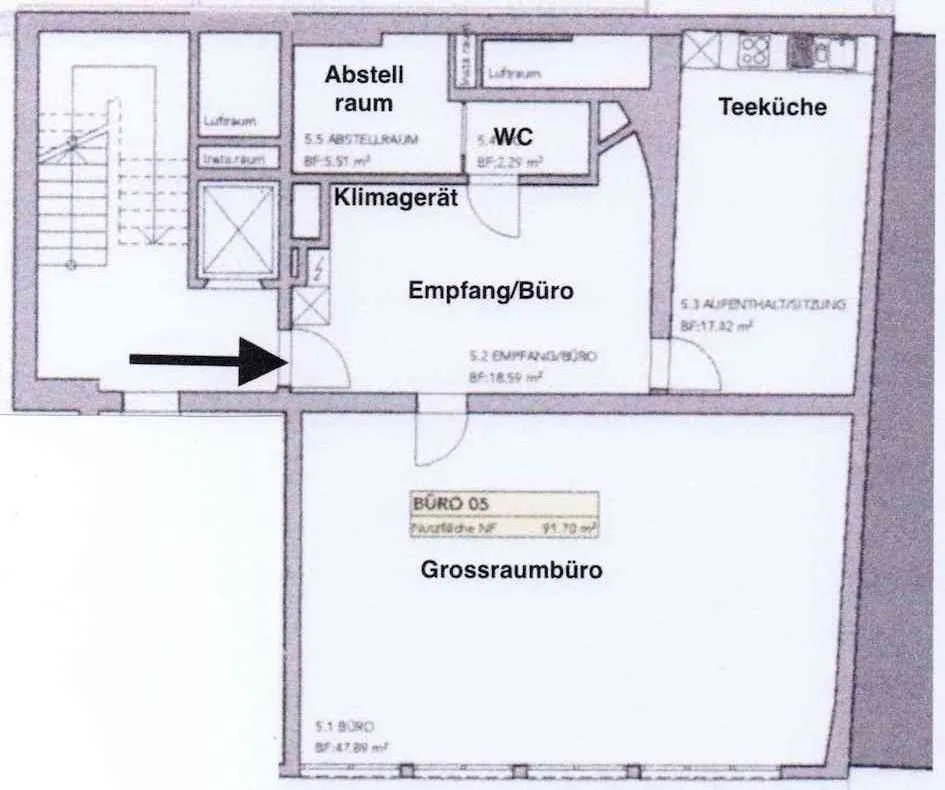 Klimatisierte Büroräume im Zentrum von Schwyz