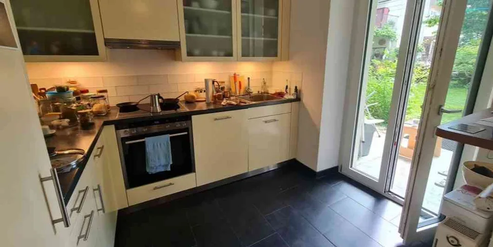 Charmante 2-Zimmer-Terrassenwohnung im Altbau-Stil im Basler Klybeck