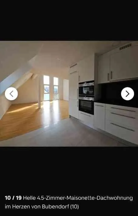 Helle 4.5-Zimmer-Maisonette-Wohnung