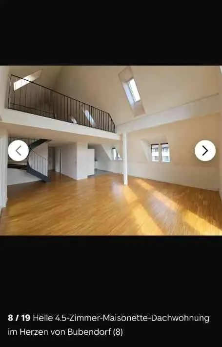 Helle 4.5-Zimmer-Maisonette-Wohnung