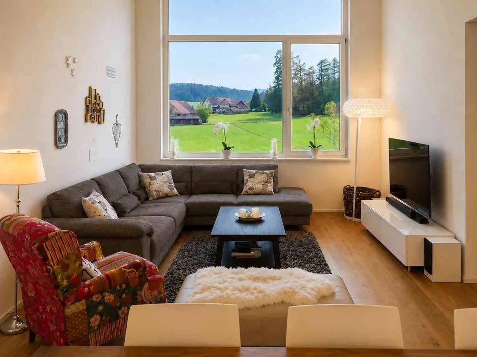 5.5 Zimmer Wohnung mit 5 m Raumhöhe und Panoramafenster