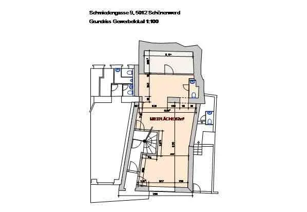 Gewerbelokal im Rohbau an zentraler Lage