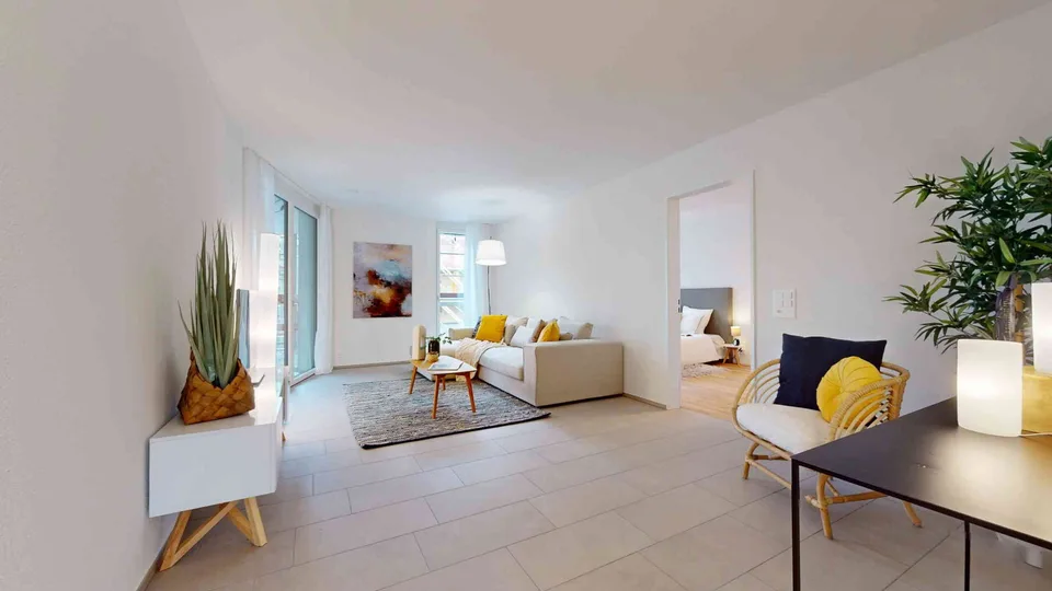 ERSTVERMIETUNG: Moderne 3.5 Zimmer Neubauwohnung mit Loggia in Frick