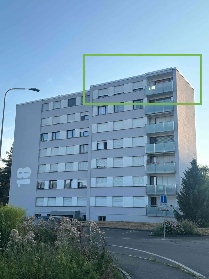 Attikawohnung 4 Zimmer mit 2 grossen Balkonen MorgenAbendsonne