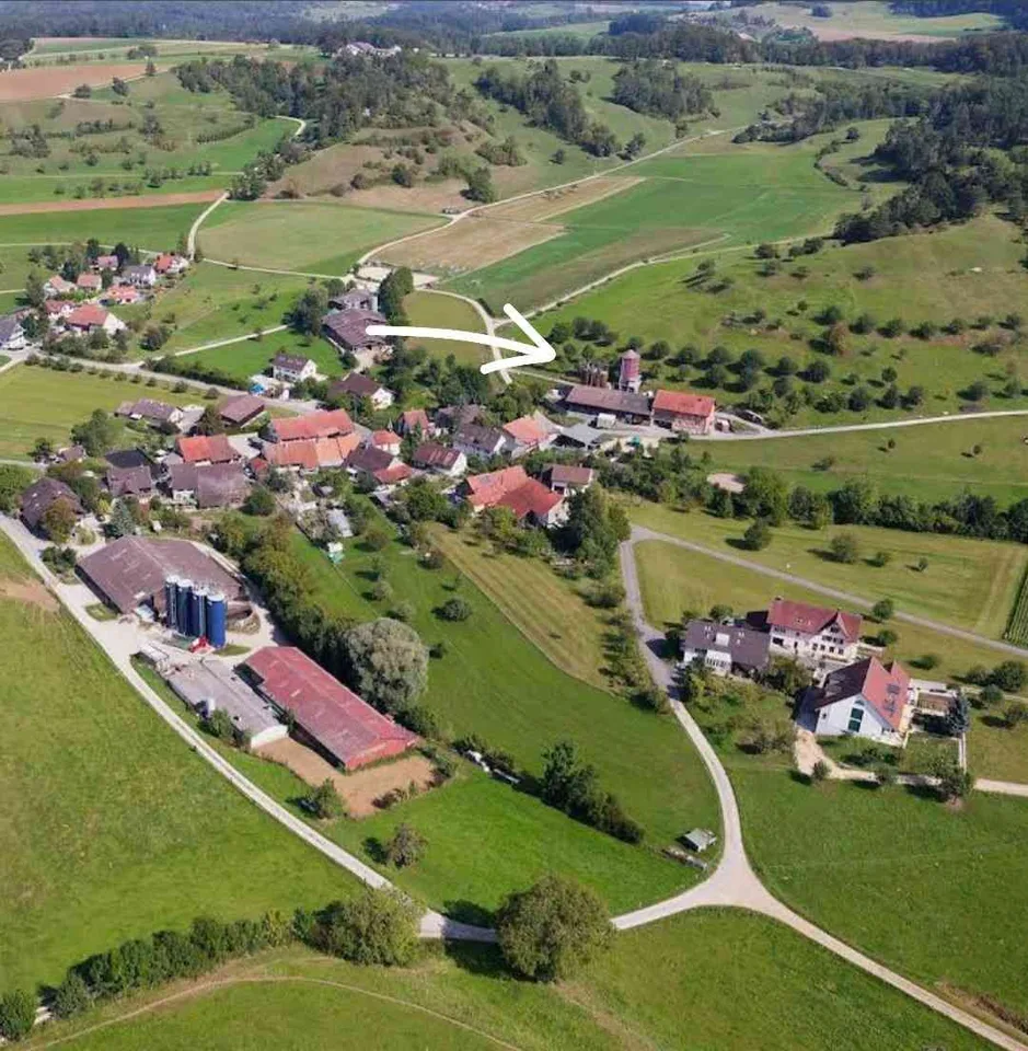 Dach - Wohnung in Bio Bauernhof im Fricktal. 5 Min ab Autobahn A3