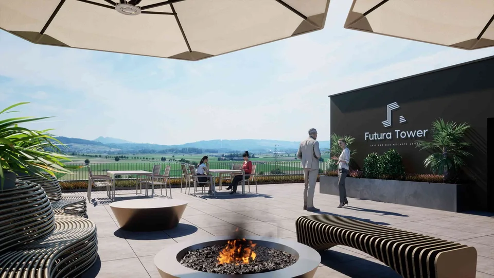 Moderne Gewerbeflächen ab 100m2 im Futura Tower in Lupfig