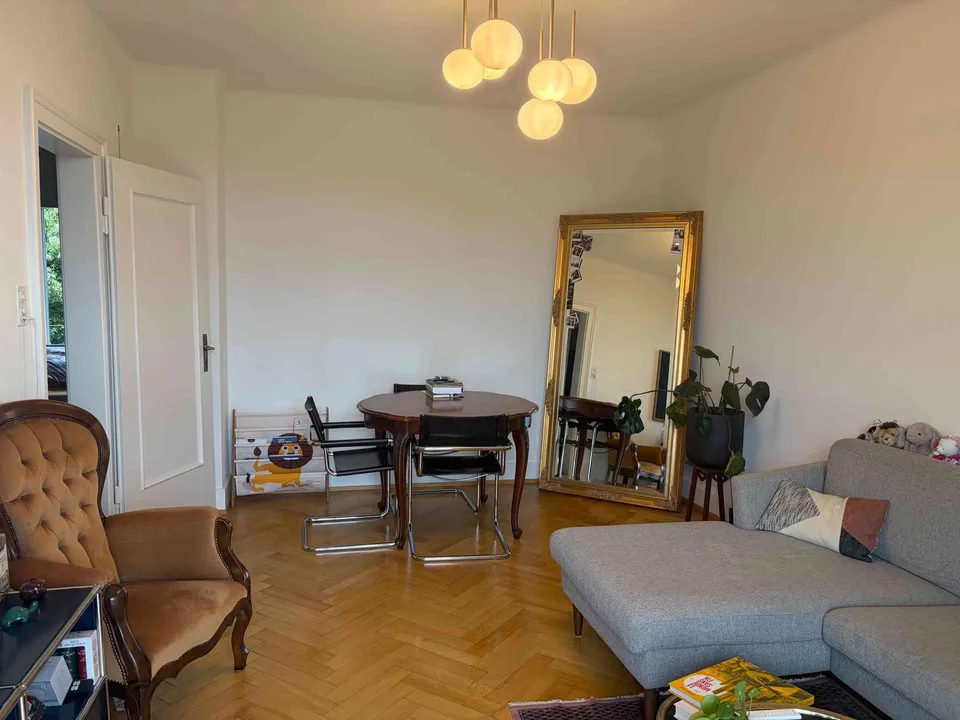 Charming 3-Room Apartment with Balcony in Basel's Wettstein Quarter