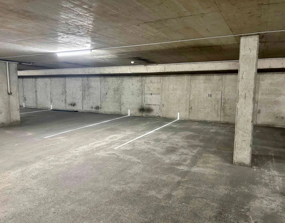Places de parc en garage souterrain
