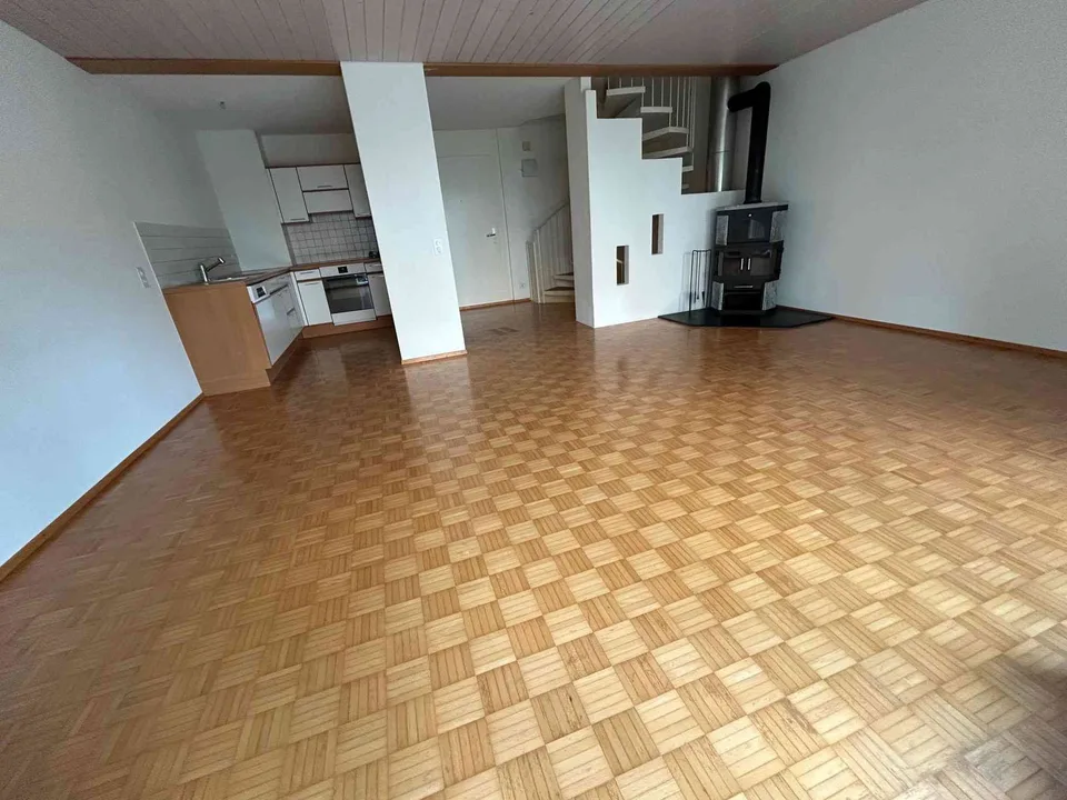 6 Zimmerwohnung mit Garten