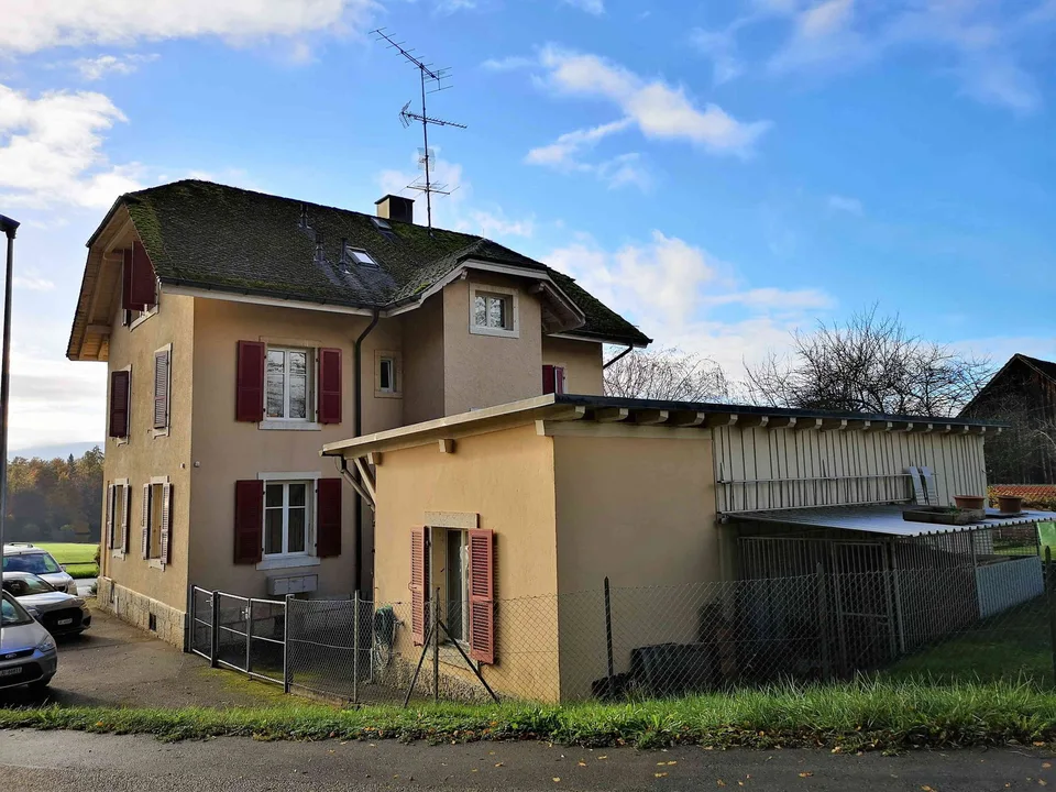 Appartement 3.5pces avec jardin commun, 1er étage, quartier tranquille