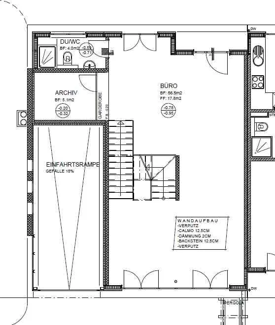 Helle Büroräume auf 2 Geschossen (155 m²) ab Juli 2026 in Arlesheim