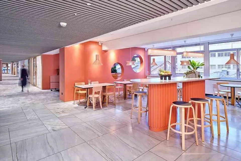 Inspirierend gestaltete Büros im Flex Office «ORBIZ Aeschengraben»