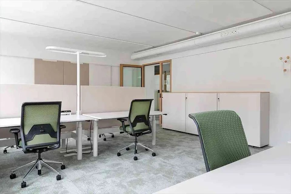 Inspirierend gestaltete Büros im Flex Office «ORBIZ Aeschengraben»