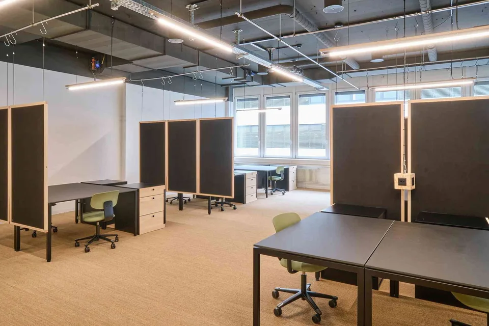 Flexibel arbeiten im Coworking Space von iCITY Reinach