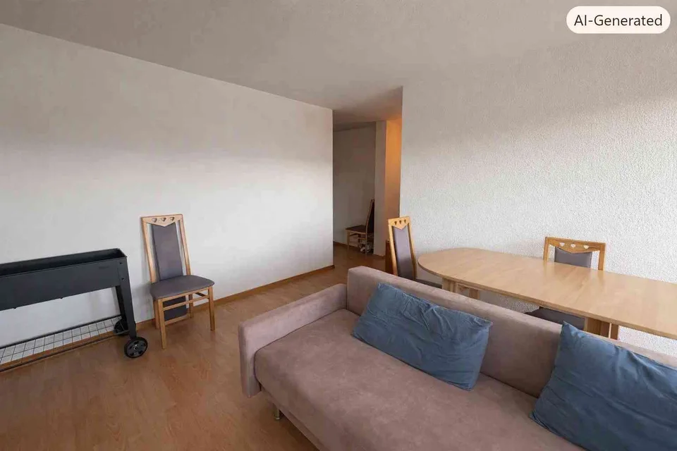 2.5 pièces – vue dégagée & balcon – place de parc extérieue