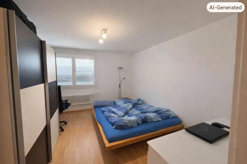 2.5 pièces – vue dégagée & balcon – place de parc extérieue