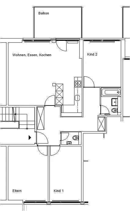 Helle 4.5-Zimmer-Dachwohnung