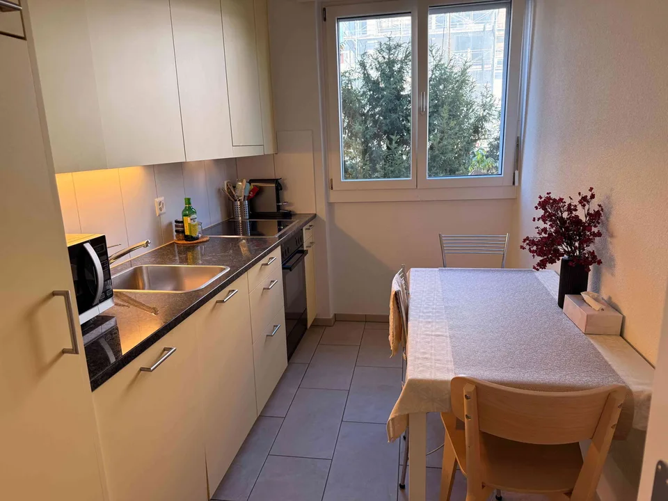 Attraktive möblierte 3.5-Zimmer-Wohnung im 1. Stock – Breitenrain